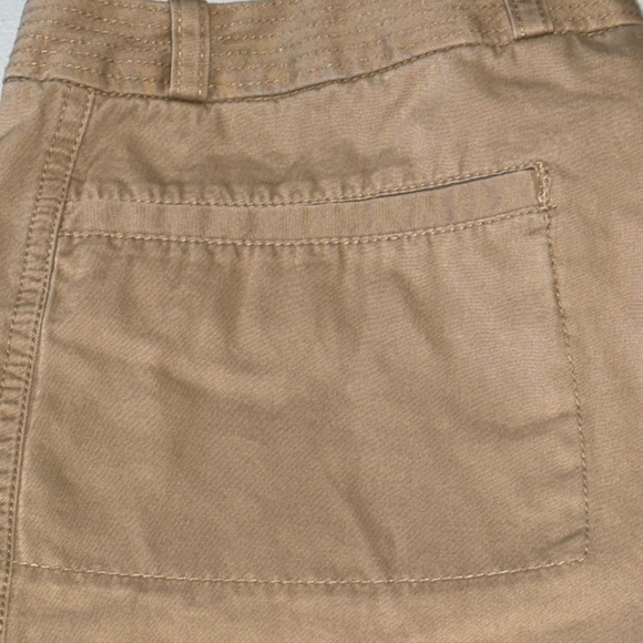 BCBG Max Azria Beige Flare Pants Size 8 31” Inseam Boho Chic flare bell bottom - Picture 8 of 13